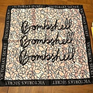VS BOMBSHELL Silky SCARF Victoria's Secret * 25" x 25"